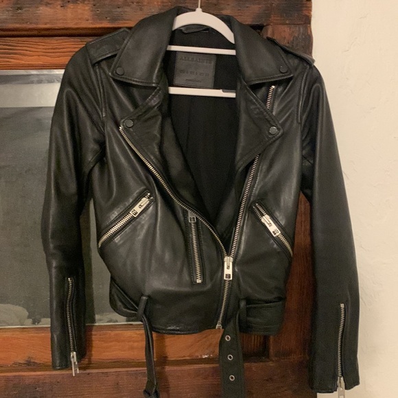 All Saints Leather Jacket - Picture 5 of 11